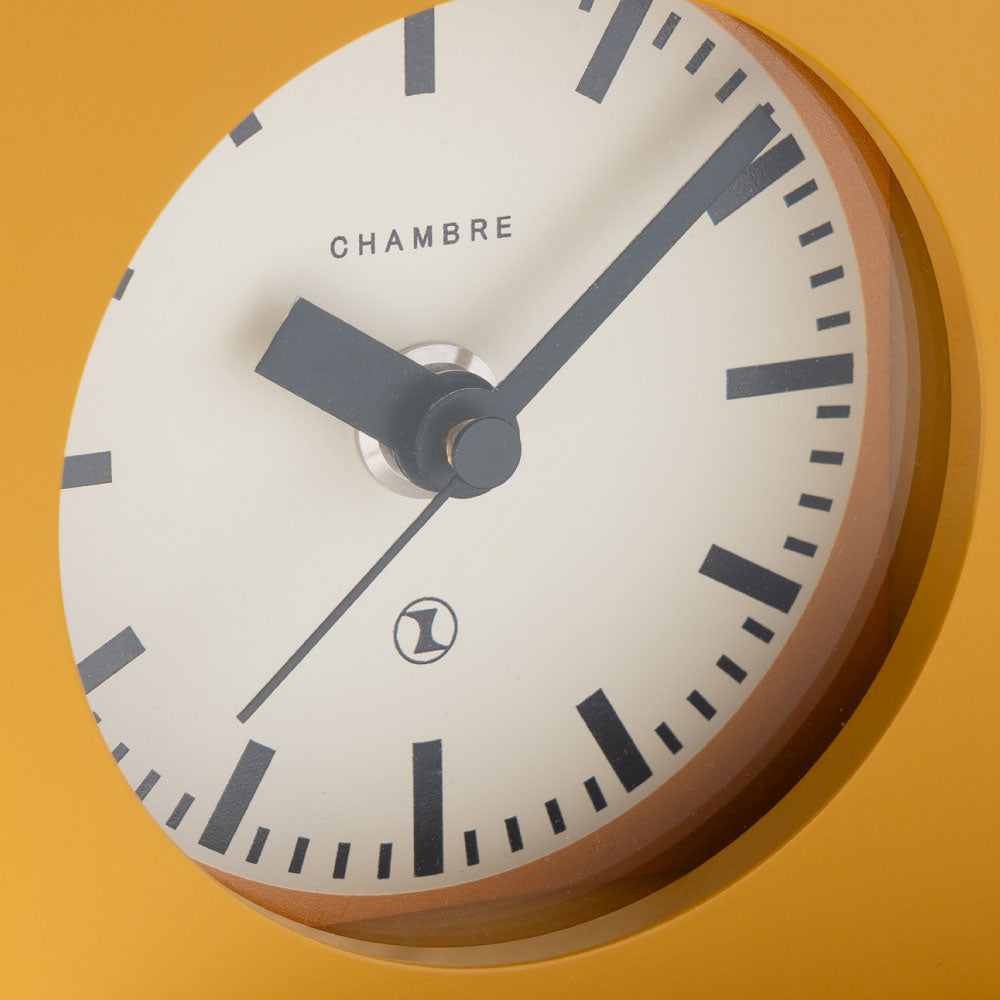 CHAMBRE BLOCK DESK CLOCK MUSTARD CH-069MS