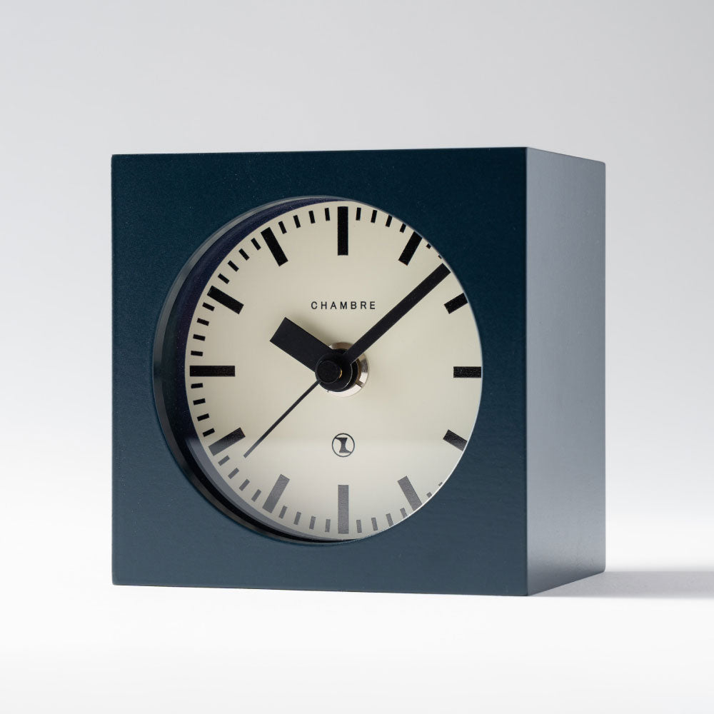 CHAMBRE BLOCK DESK CLOCK NAVY CH-069NV