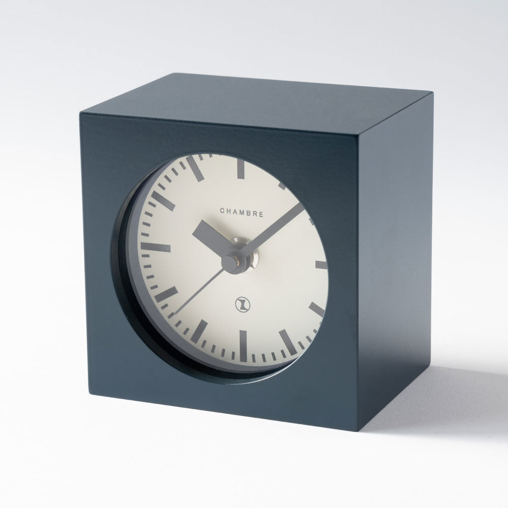 CHAMBRE BLOCK DESK CLOCK NAVY CH-069NV