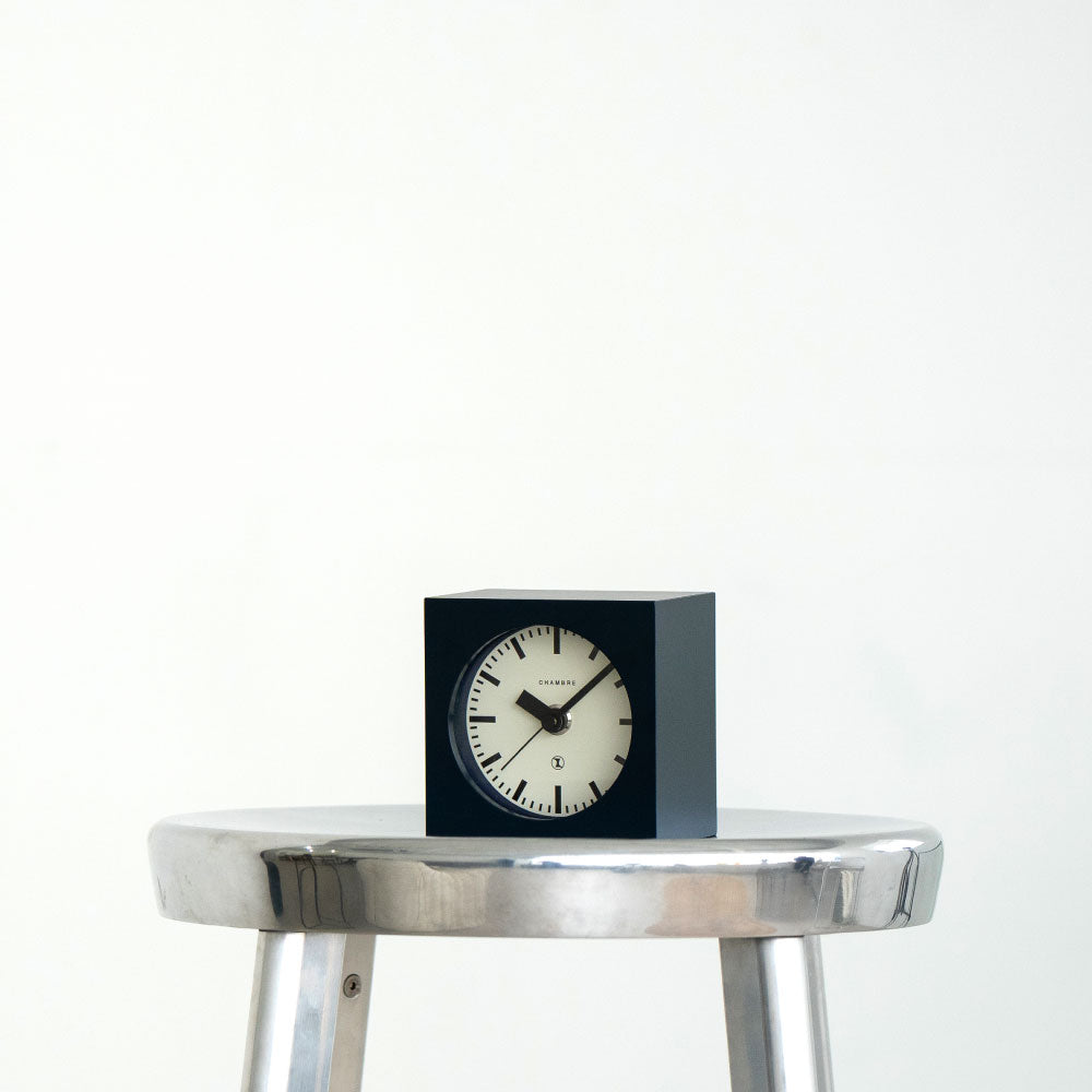 CHAMBRE BLOCK DESK CLOCK NAVY CH-069NV
