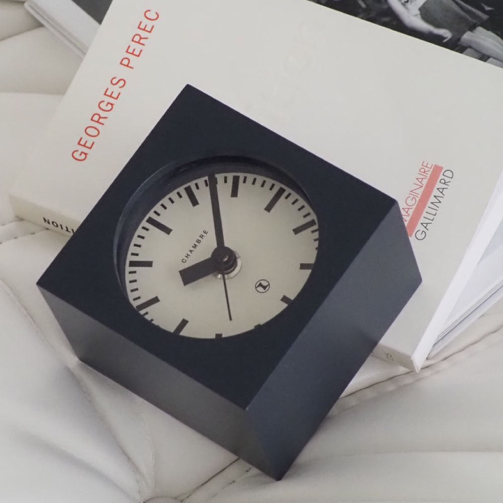 CHAMBRE BLOCK DESK CLOCK NAVY CH-069NV