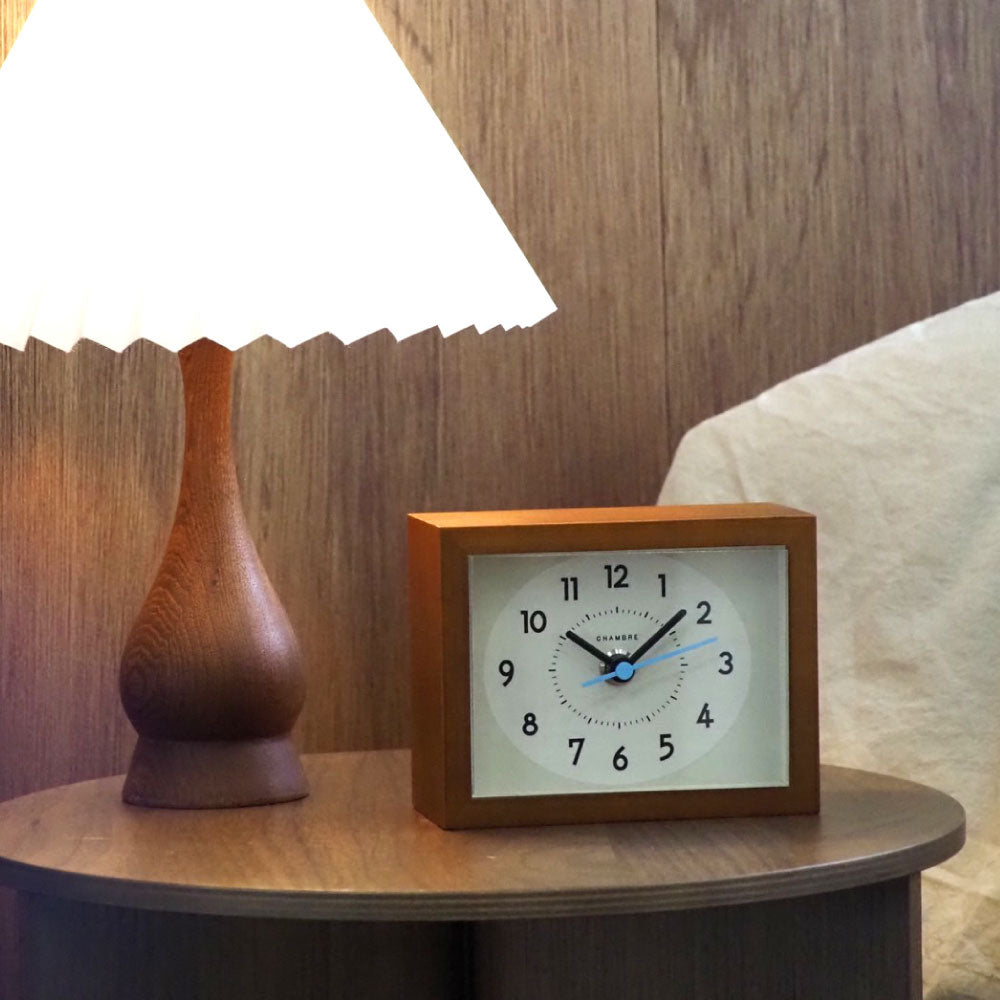 CHAMBRE ひのきの置き時計 CAFE BROWN CH-070CB