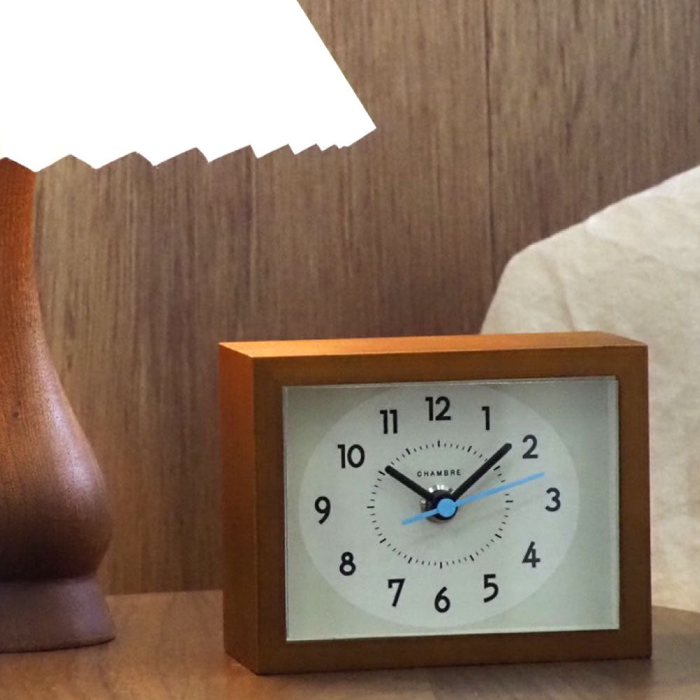 CHAMBRE ひのきの置き時計 CAFE BROWN CH-070CB