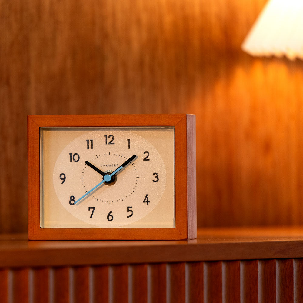 CHAMBRE ひのきの置き時計 CAFE BROWN CH-070CB