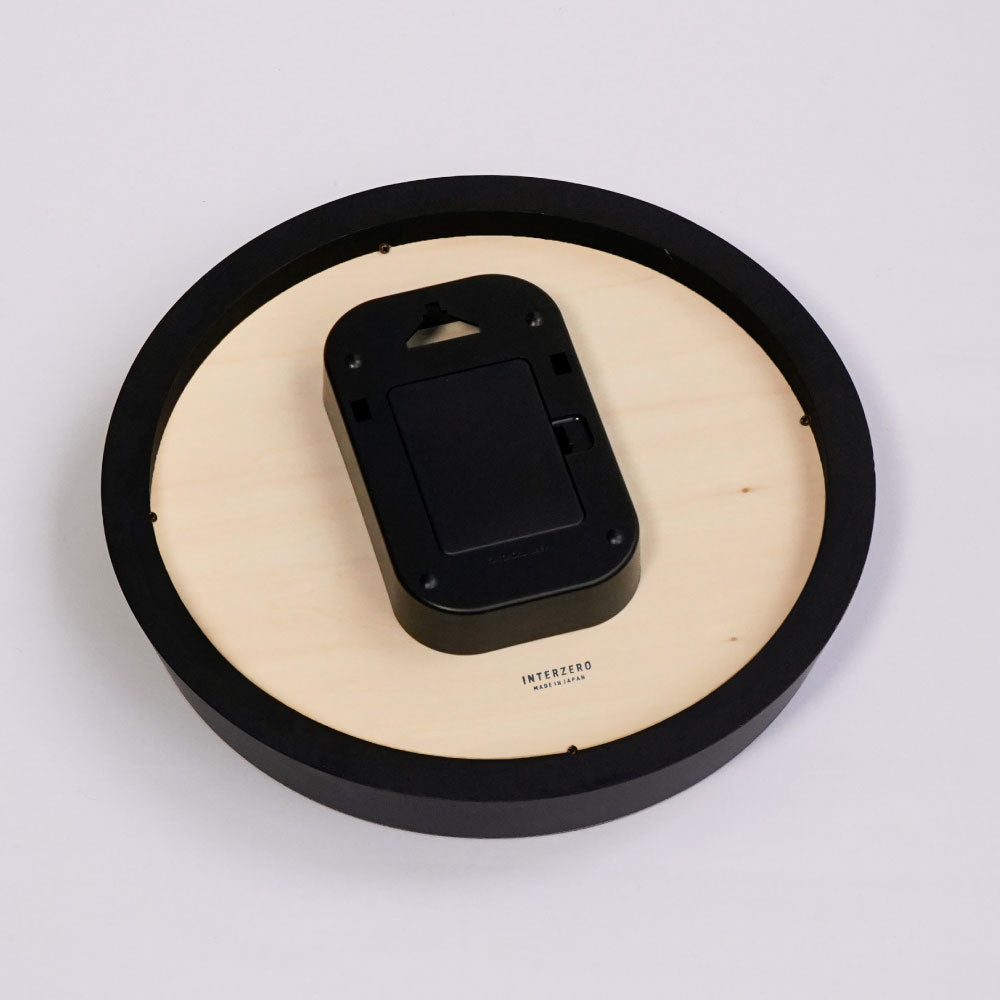 CHAMBRE Clair CLOCK BLACK CH-076BK シャンブル 掛け時計 電波時計