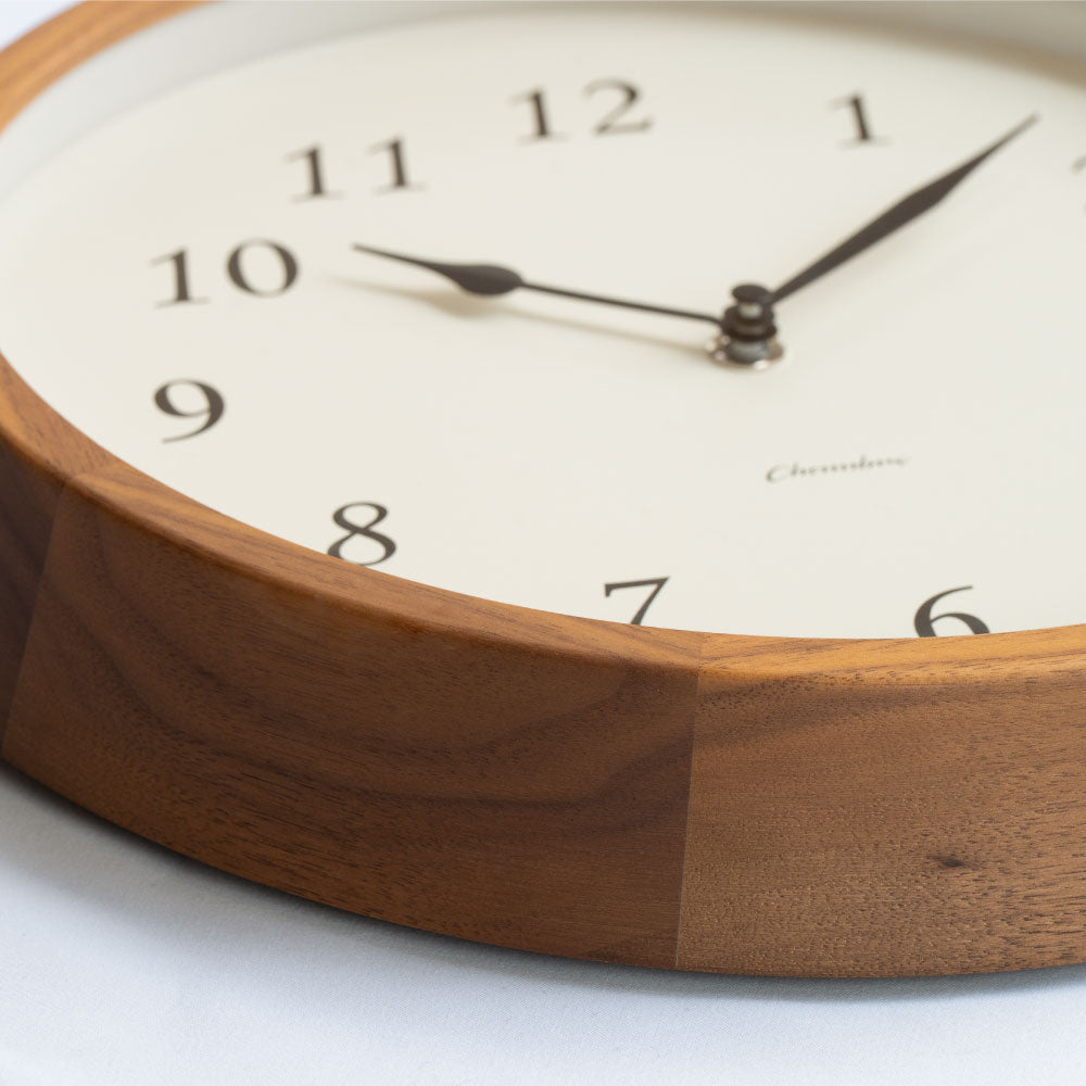 CHAMBRE Clair CLOCK WALNUT CH-076WN シャンブル 掛け時計 電波時計