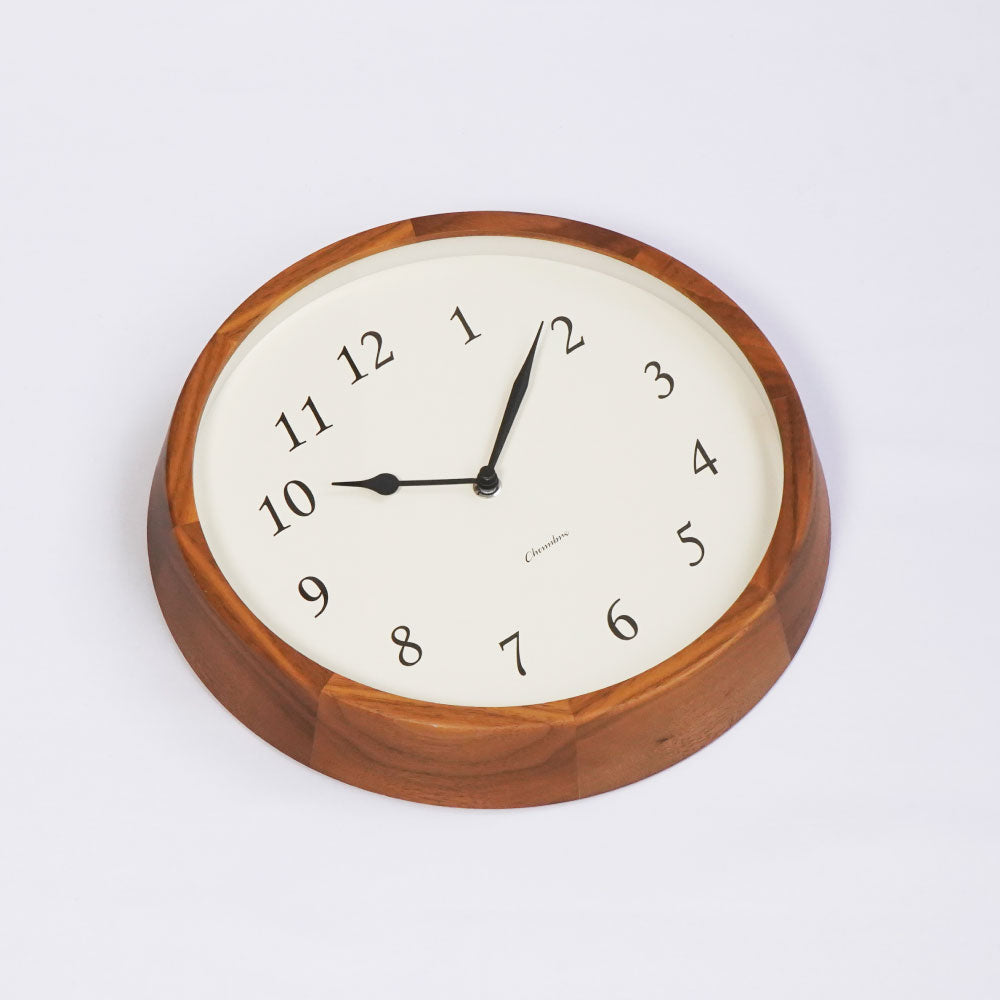 CHAMBRE Clair CLOCK WALNUT CH-076WN シャンブル 掛け時計 電波時計