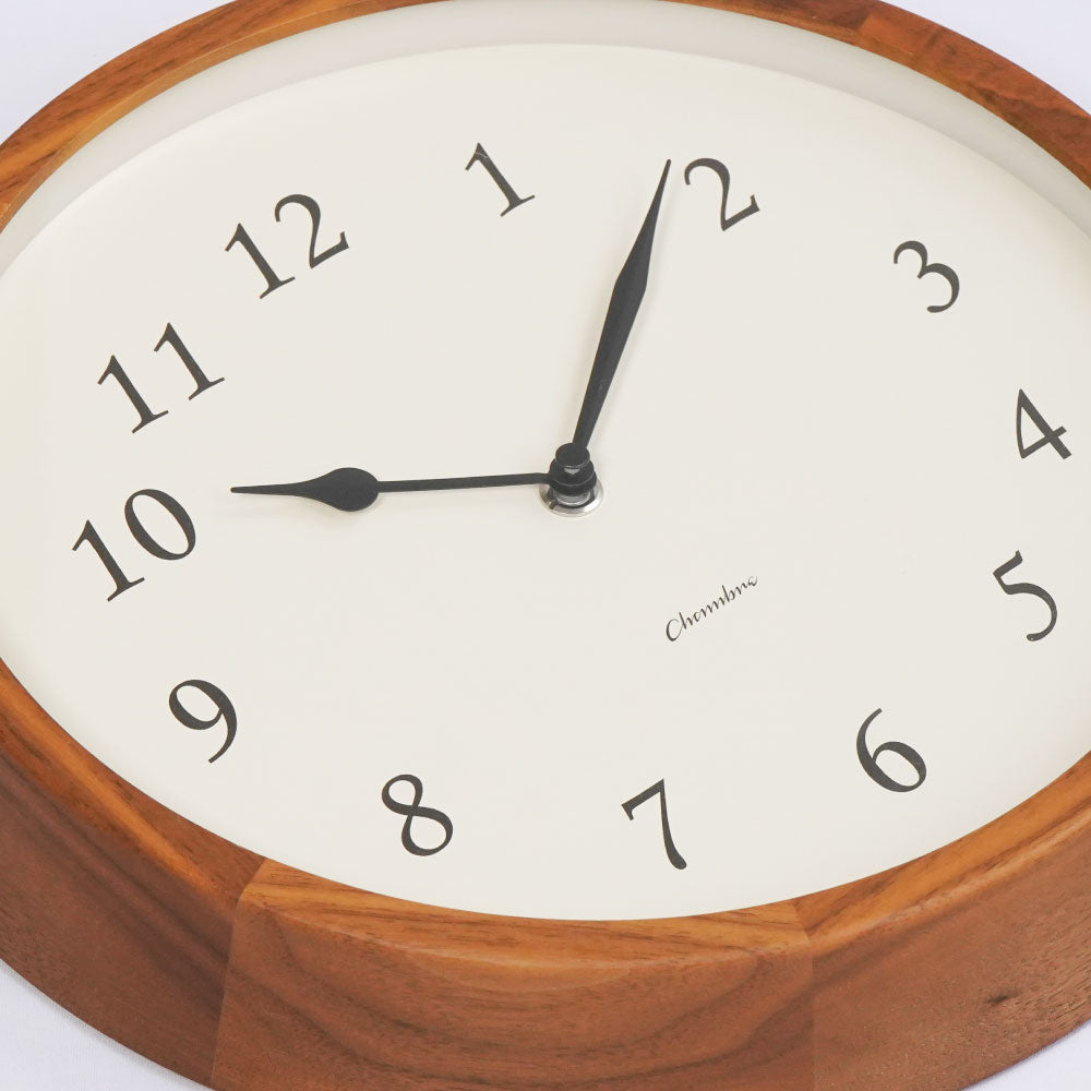 CHAMBRE Clair CLOCK WALNUT CH-076WN シャンブル 掛け時計 電波時計