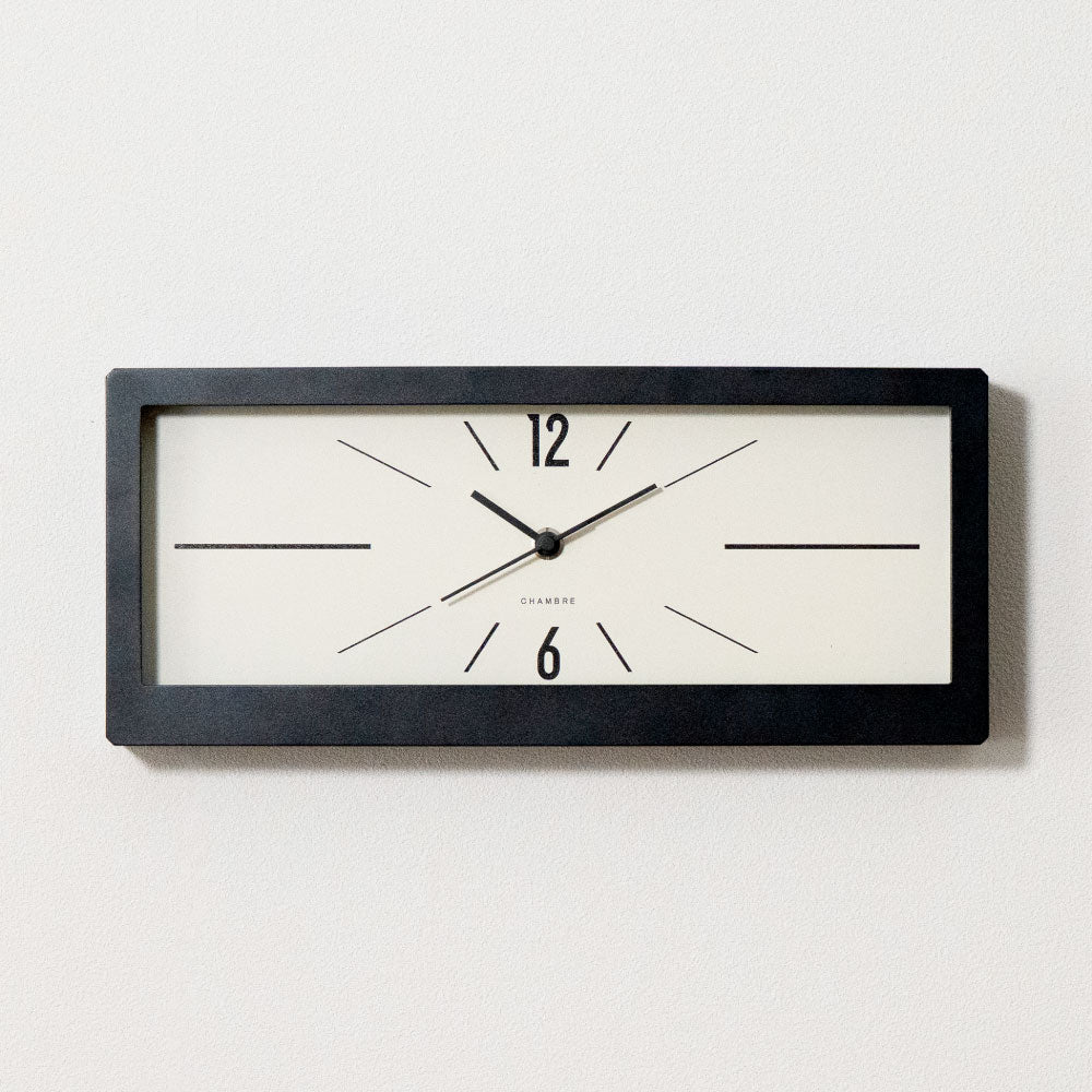 CHAMBRE LINEAR CLOCK CH-078BK シャンブル 時計 壁掛け時計 置き時計