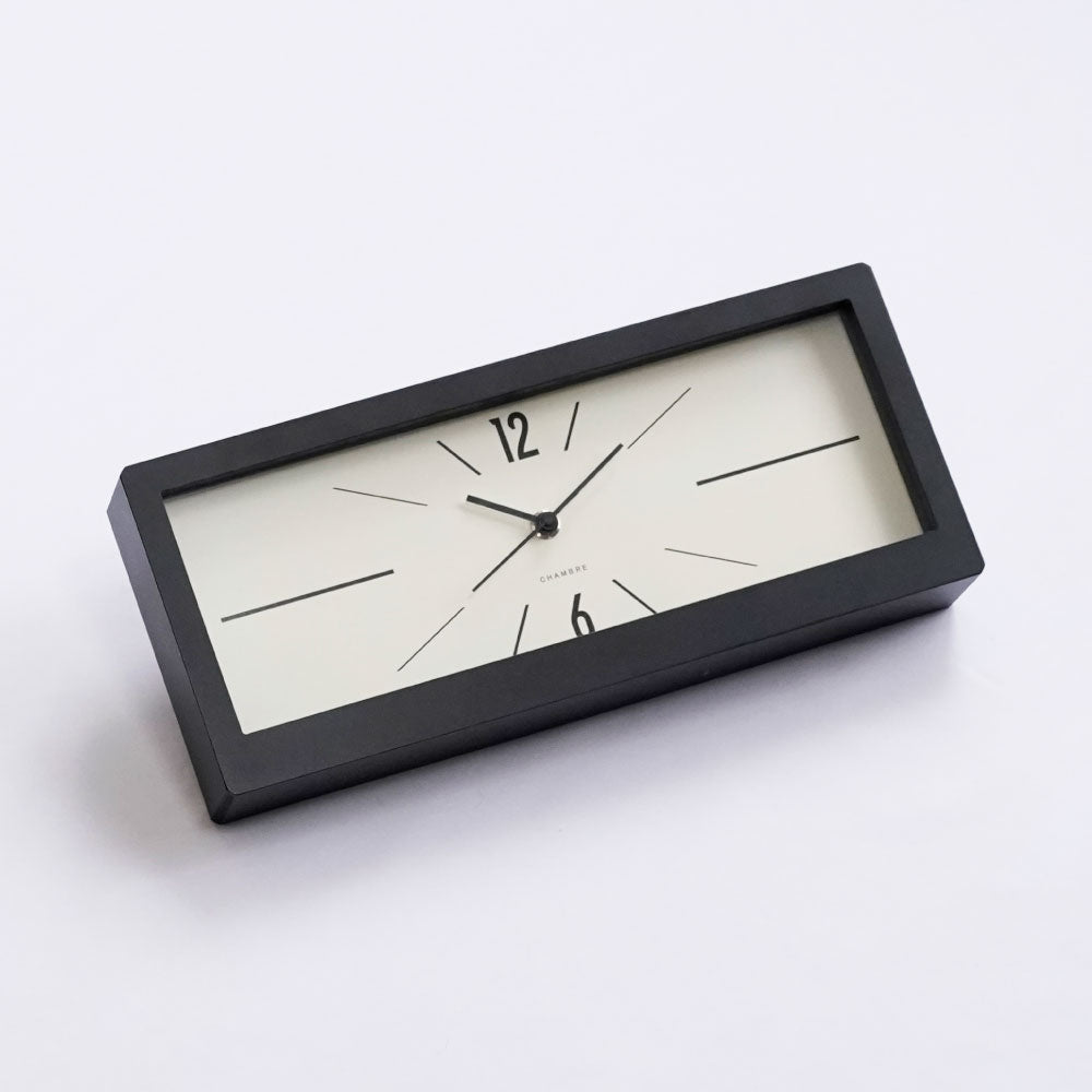 CHAMBRE LINEAR CLOCK CH-078BK シャンブル 時計 壁掛け時計 置き時計