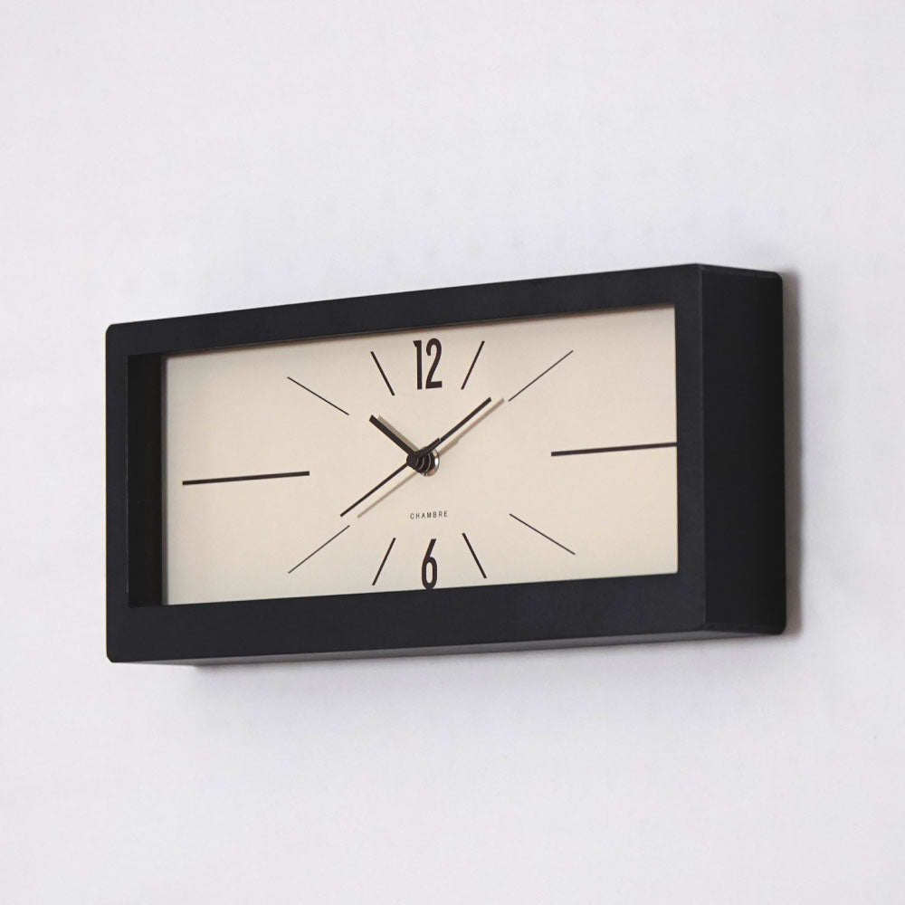 CHAMBRE LINEAR CLOCK CH-078BK シャンブル 時計 壁掛け時計 置き時計