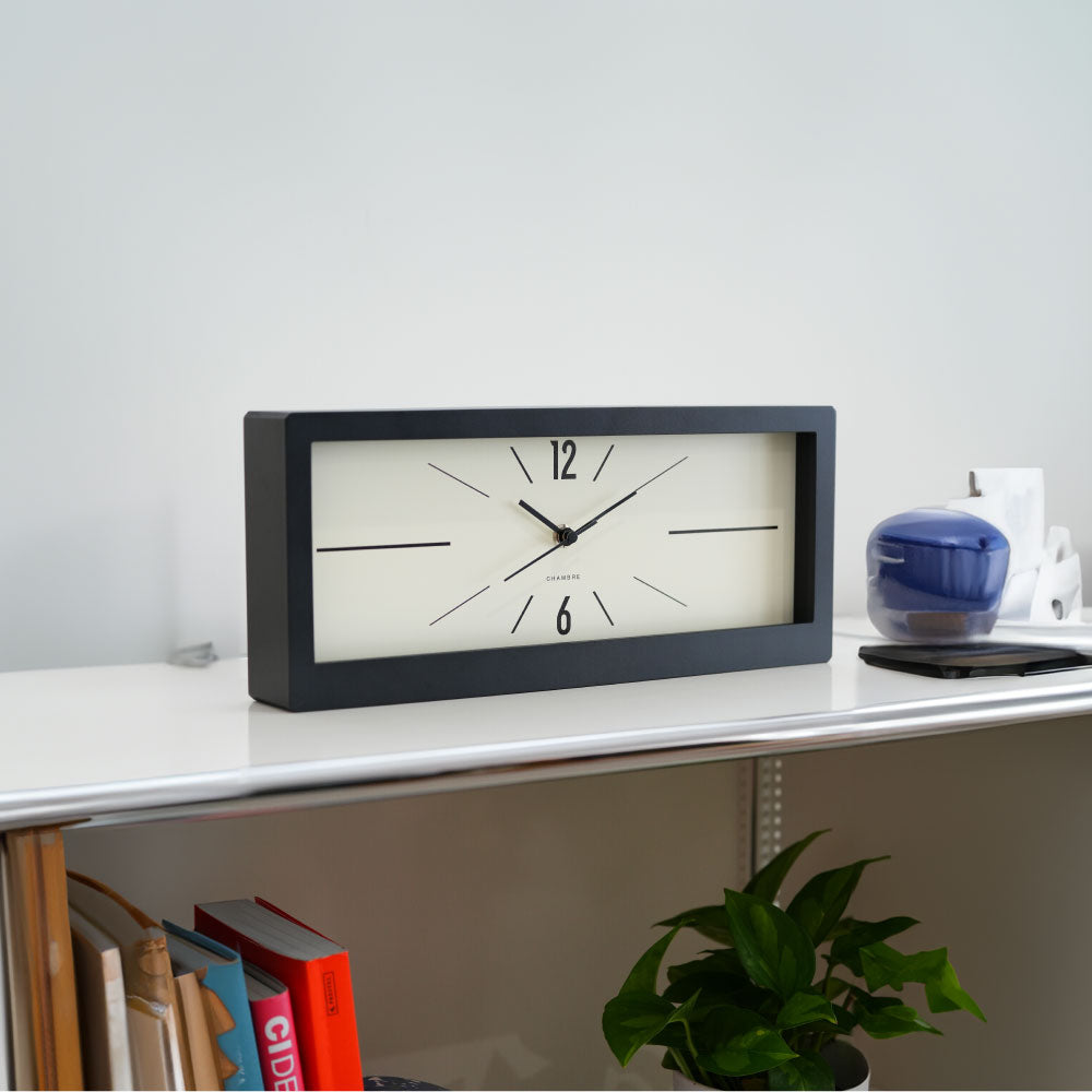 CHAMBRE LINEAR CLOCK CH-078BK シャンブル 時計 壁掛け時計 置き時計