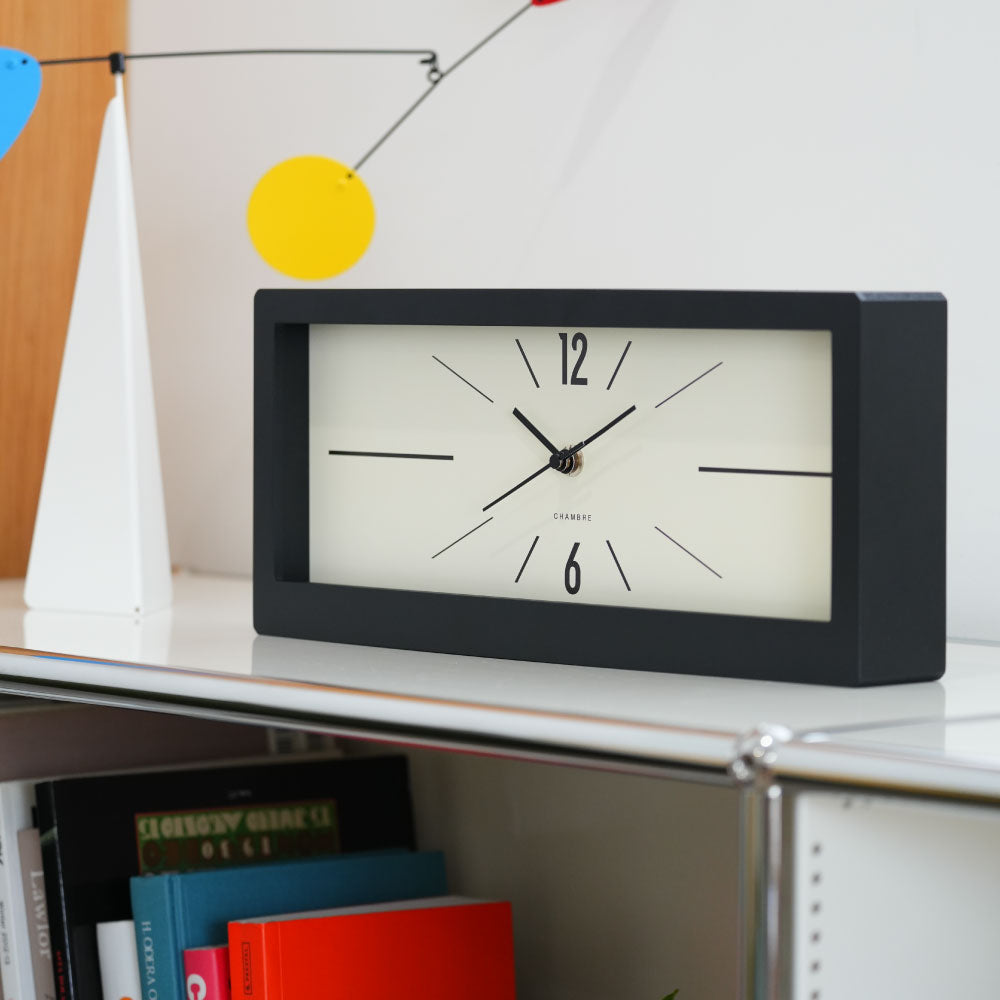 CHAMBRE LINEAR CLOCK CH-078BK シャンブル 時計 壁掛け時計 置き時計