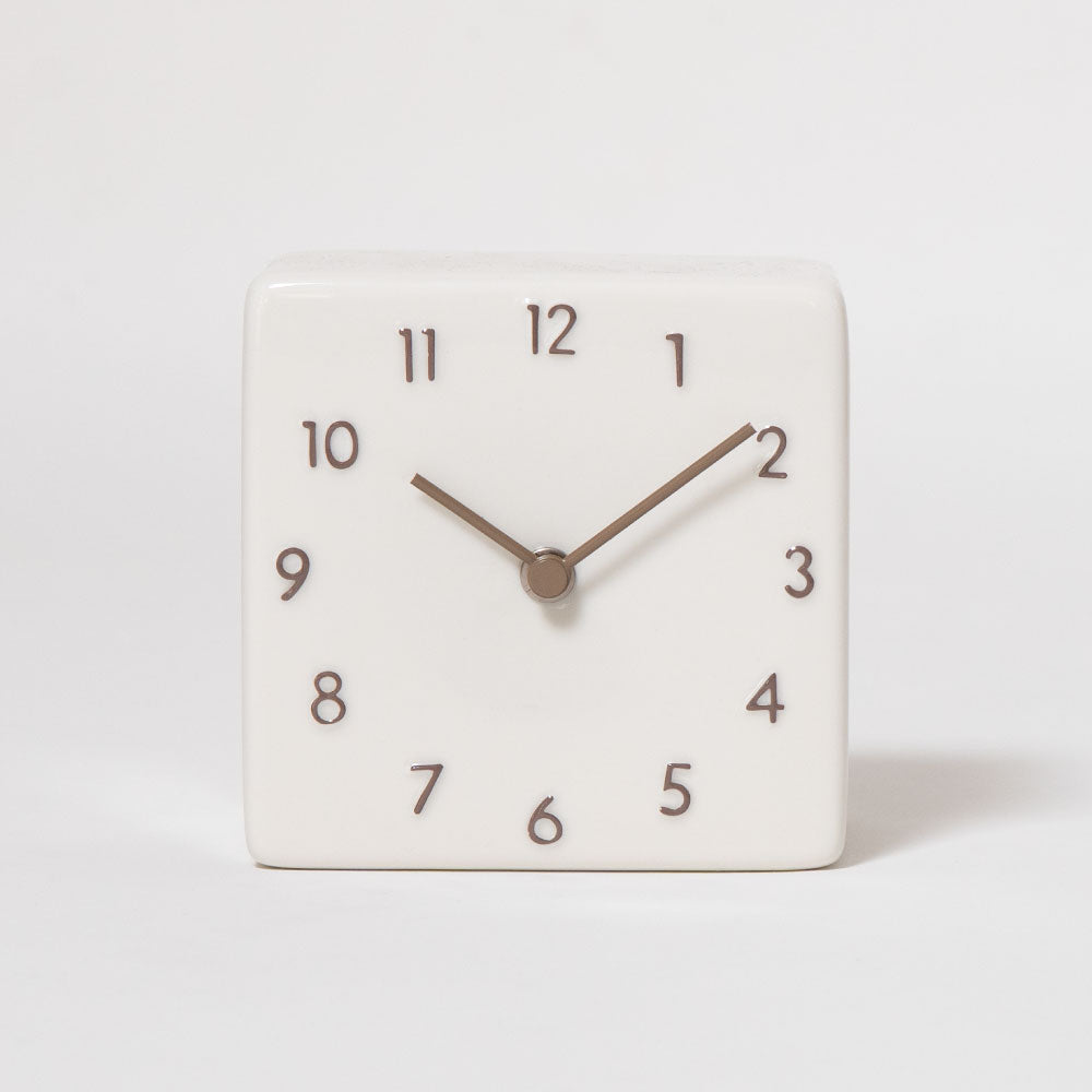 CHAMBRE 陶器の置き時計 CH-079BE シャンブル 時計 置き時計 インテリア時計