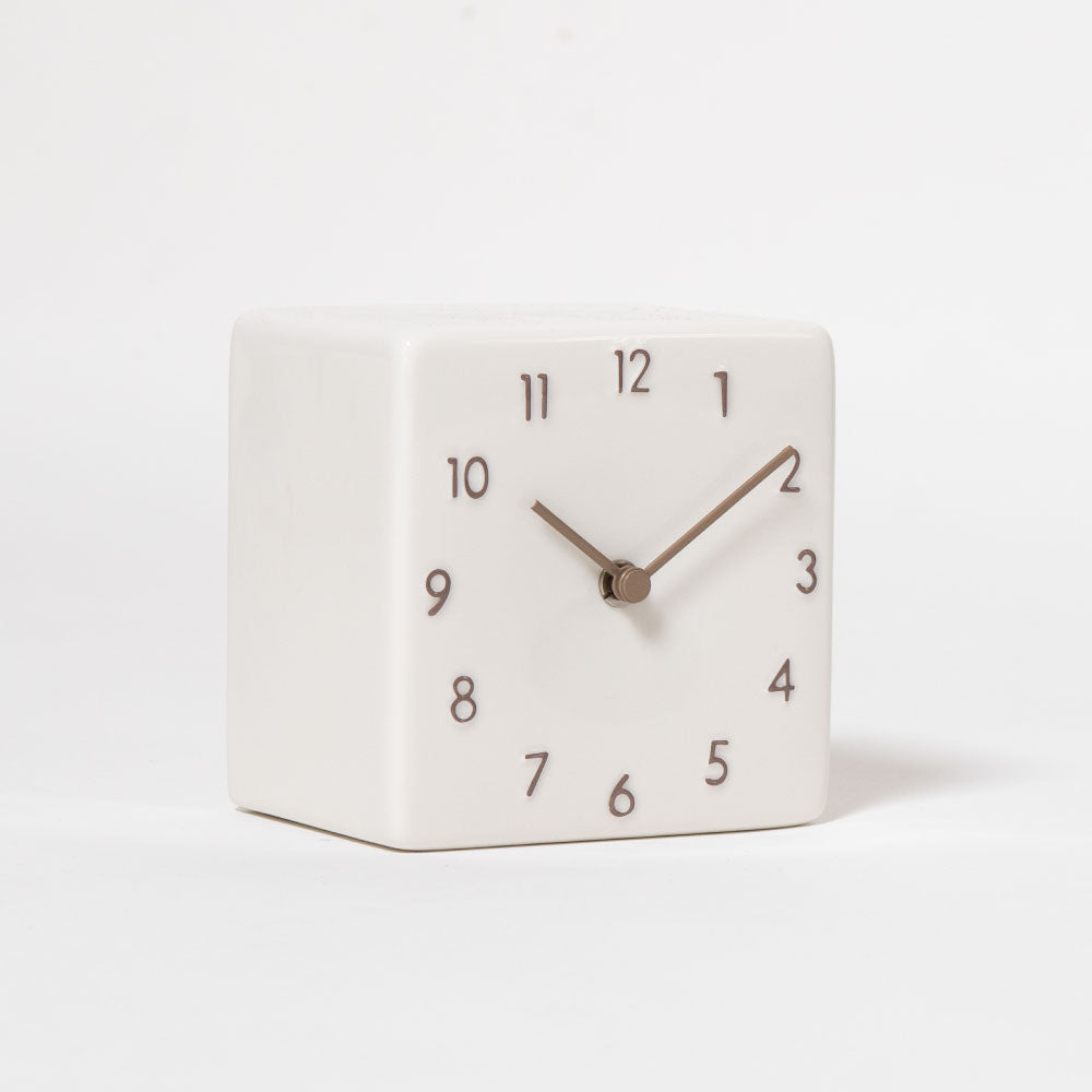 CHAMBRE 陶器の置き時計 CH-079BE シャンブル 時計 置き時計 インテリア時計