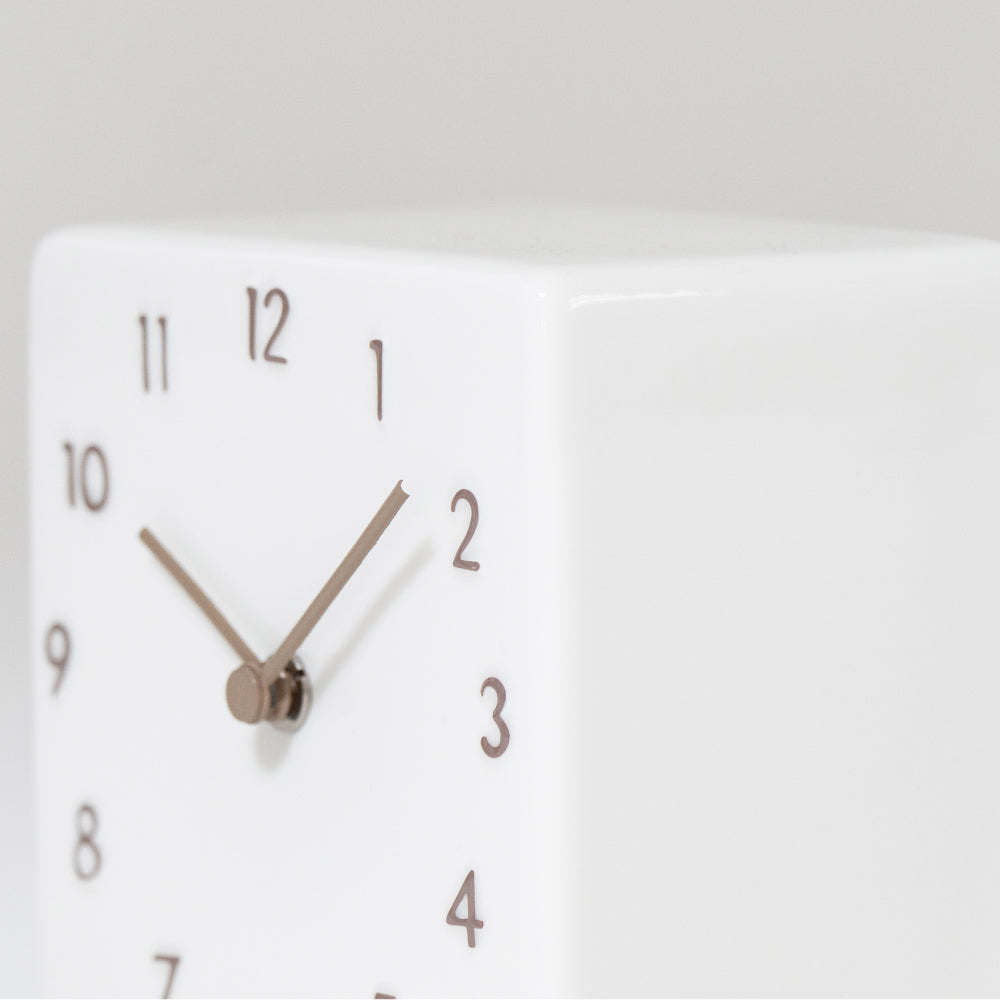 CHAMBRE 陶器の置き時計 CH-079BE シャンブル 時計 置き時計 インテリア時計