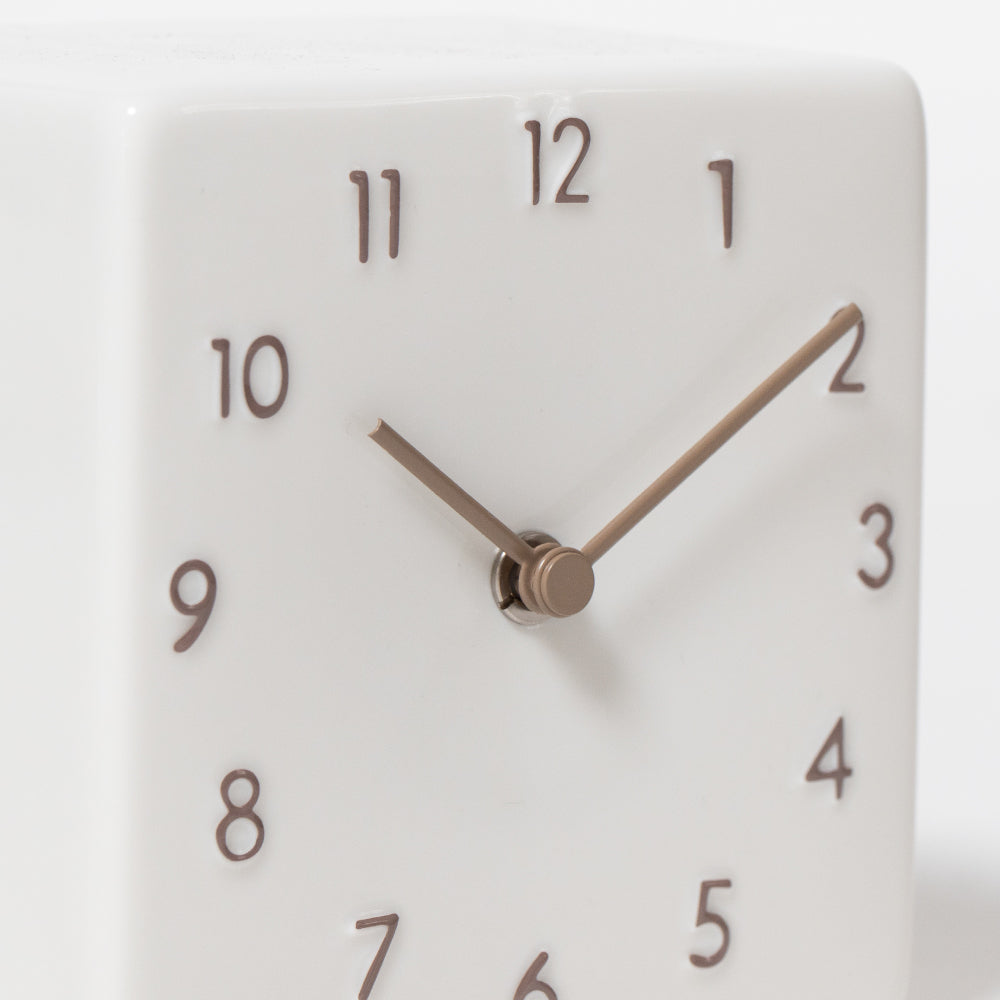 CHAMBRE 陶器の置き時計 CH-079BE シャンブル 時計 置き時計 インテリア時計