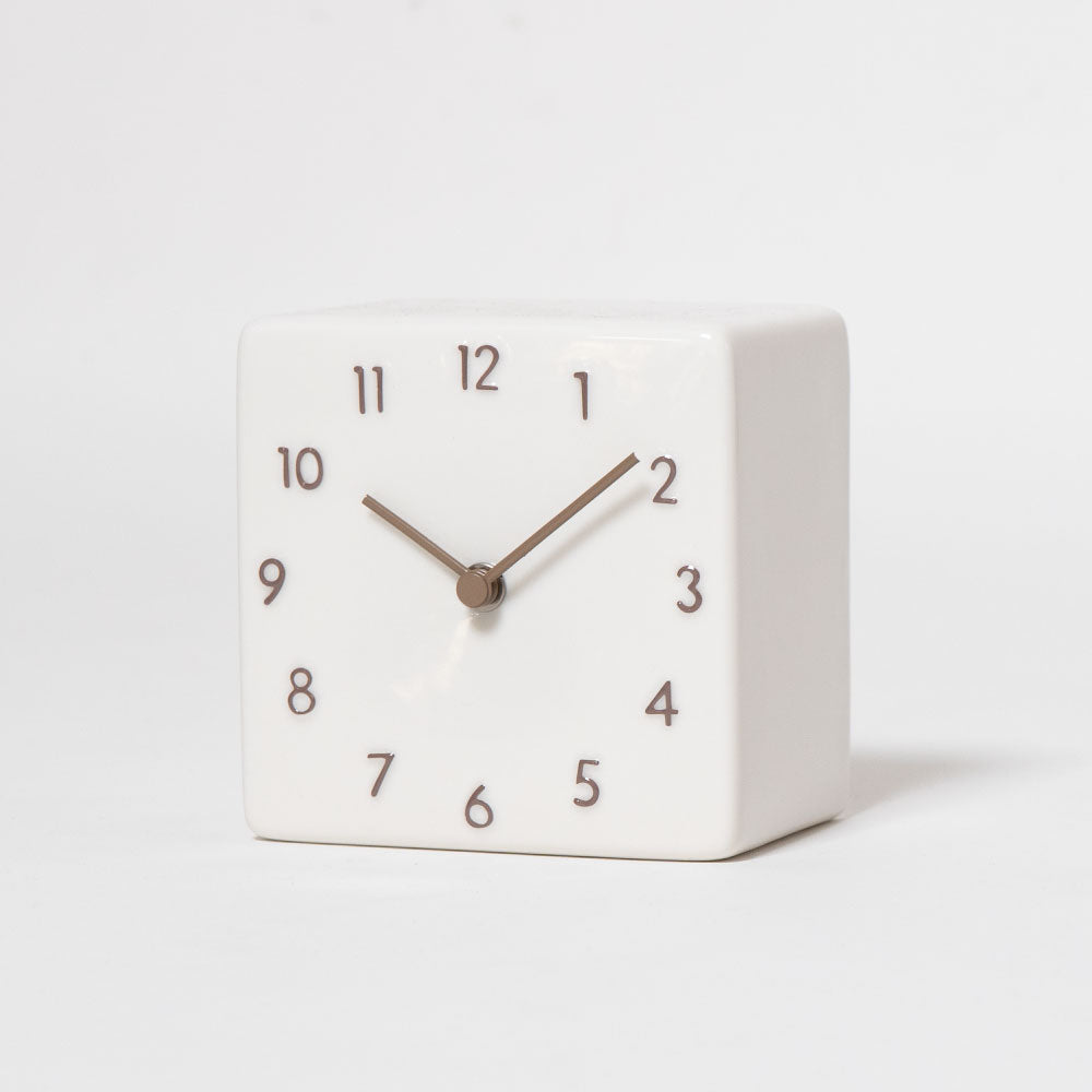 CHAMBRE 陶器の置き時計 CH-079BE シャンブル 時計 置き時計 インテリア時計