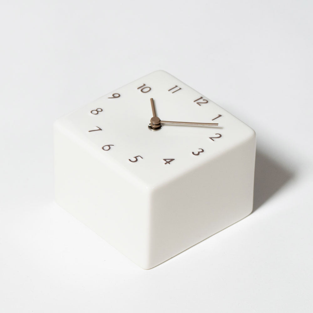 CHAMBRE 陶器の置き時計 CH-079BE シャンブル 時計 置き時計 インテリア時計