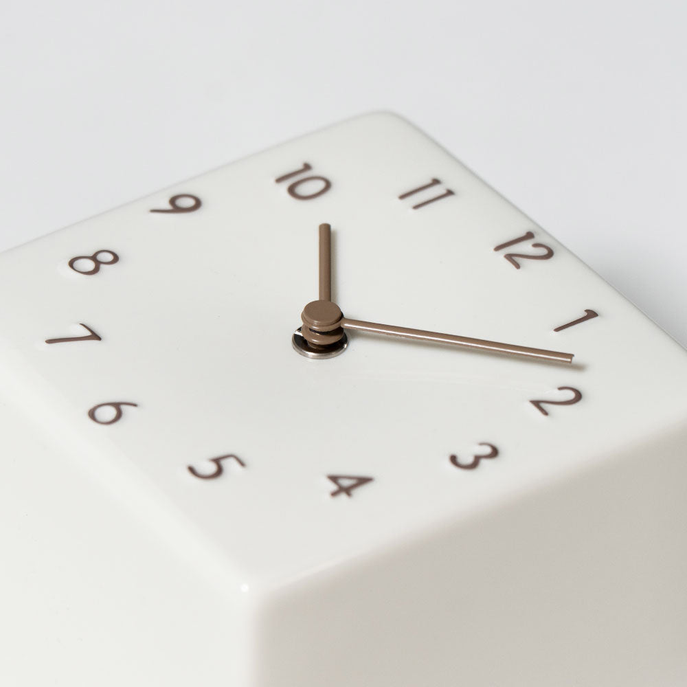 CHAMBRE 陶器の置き時計 CH-079BE シャンブル 時計 置き時計 インテリア時計