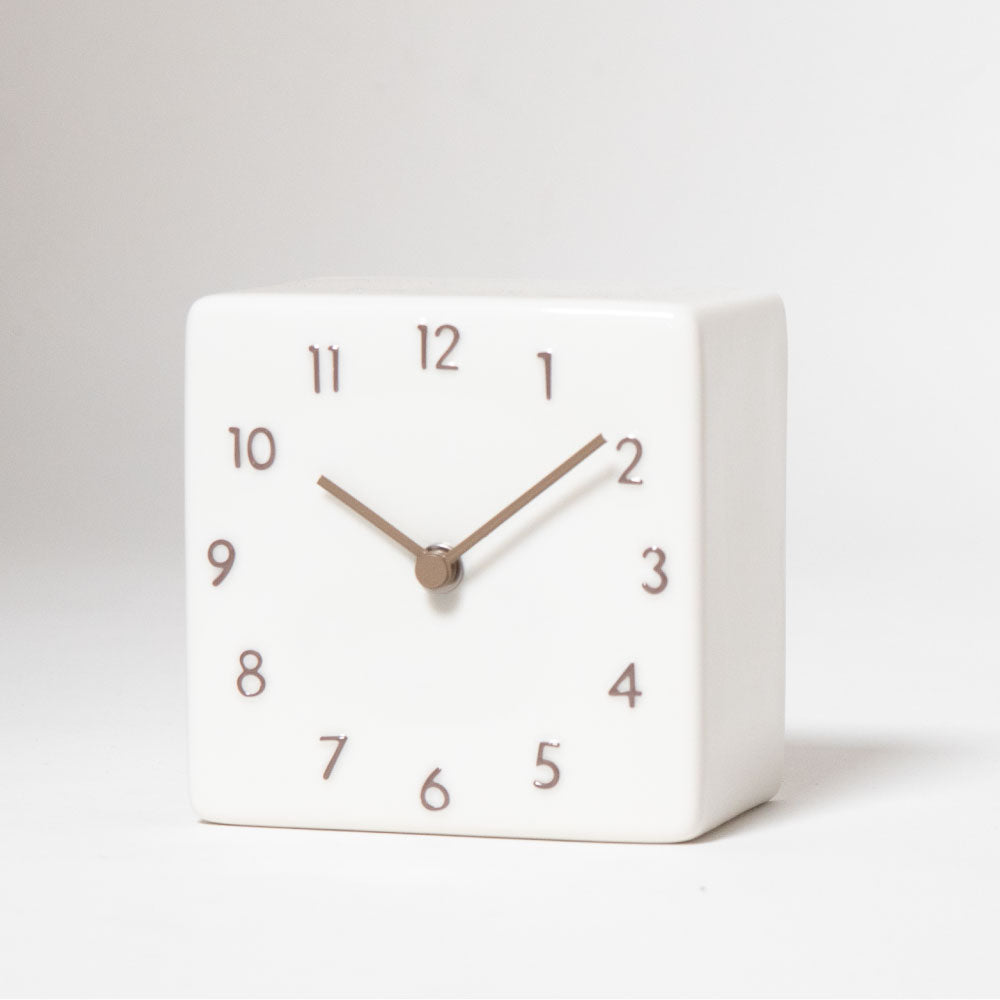 CHAMBRE 陶器の置き時計 CH-079BE シャンブル 時計 置き時計 インテリア時計