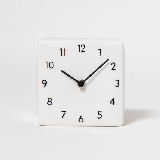 CHAMBRE 陶器の置き時計 CH-079BK シャンブル 時計 置き時計 インテリア時計