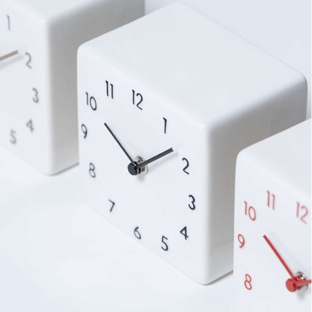 CHAMBRE 陶器の置き時計 CH-079BK シャンブル 時計 置き時計 インテリア時計