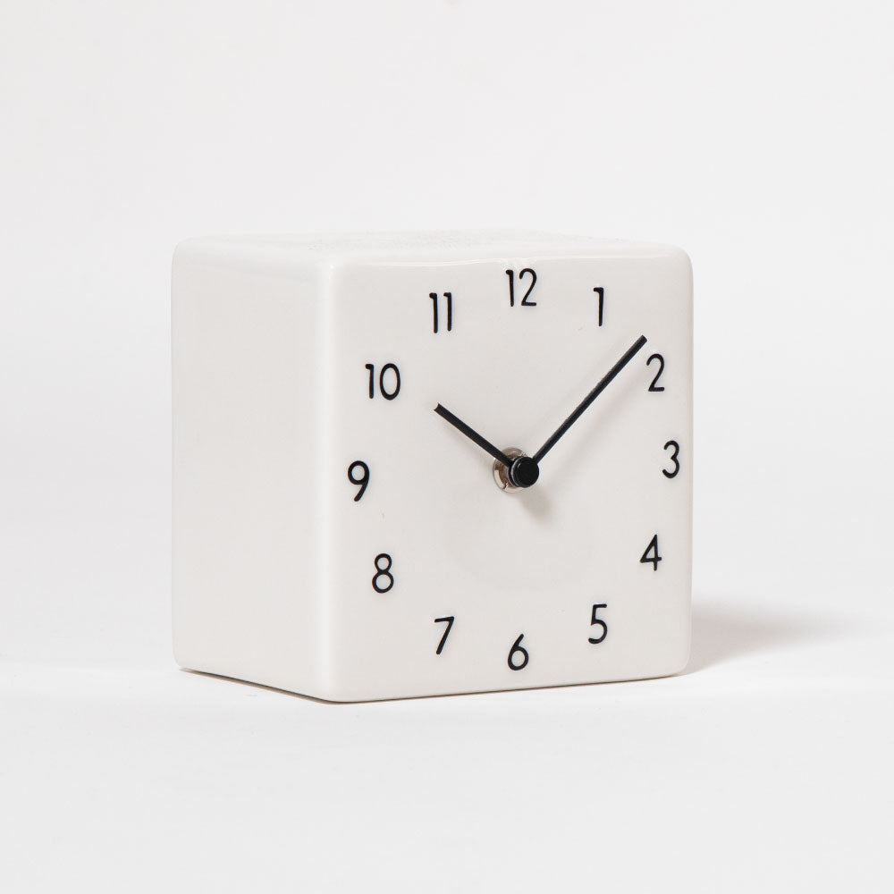 CHAMBRE 陶器の置き時計 CH-079BK シャンブル 時計 置き時計 インテリア時計