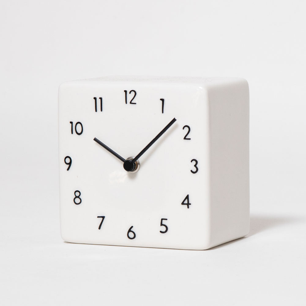 CHAMBRE 陶器の置き時計 CH-079BK シャンブル 時計 置き時計 インテリア時計