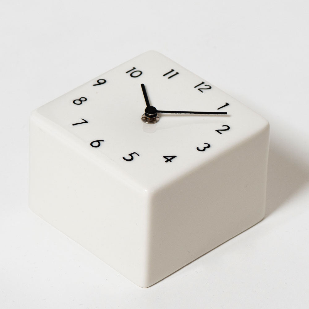 CHAMBRE 陶器の置き時計 CH-079BK シャンブル 時計 置き時計 インテリア時計