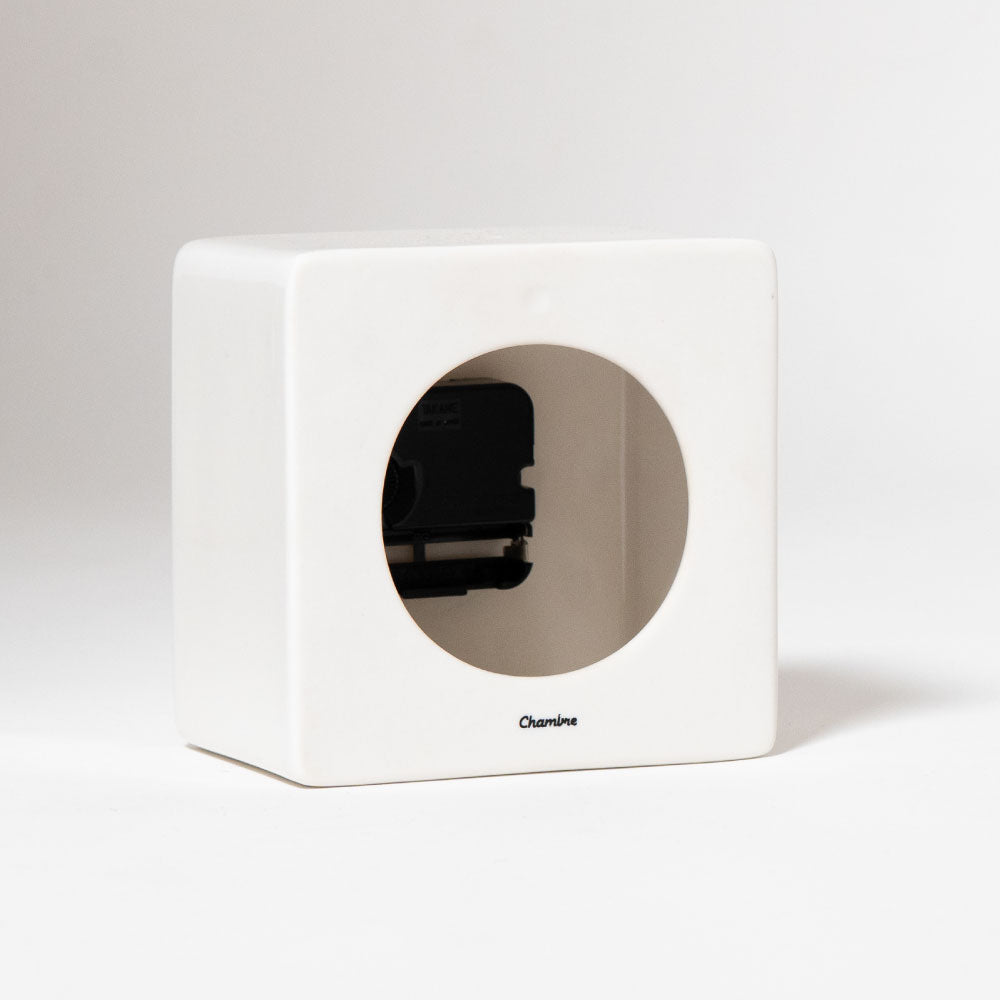 CHAMBRE 陶器の置き時計 CH-079BK シャンブル 時計 置き時計 インテリア時計