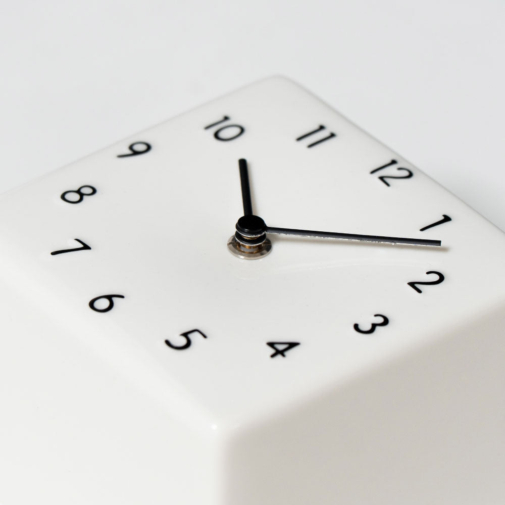 CHAMBRE 陶器の置き時計 CH-079BK シャンブル 時計 置き時計 インテリア時計