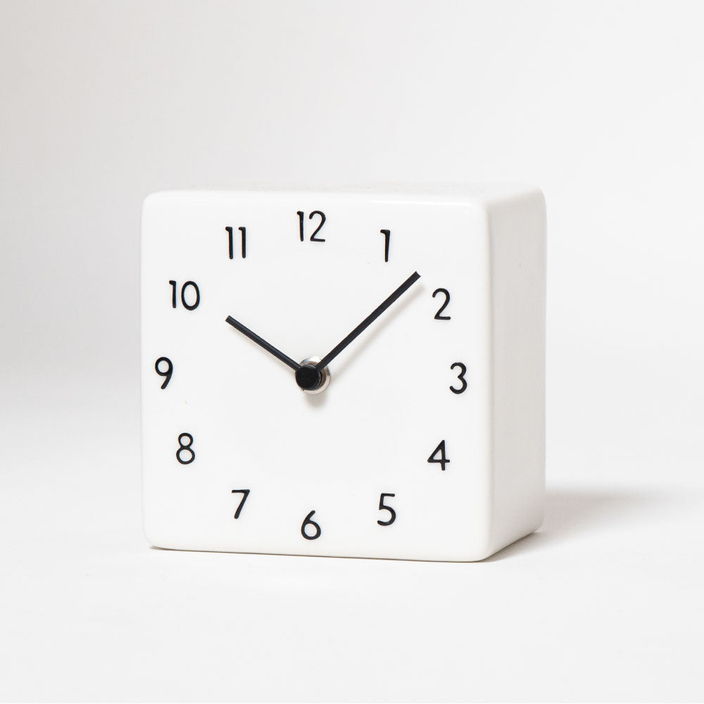 CHAMBRE 陶器の置き時計 CH-079BK シャンブル 時計 置き時計 インテリア時計