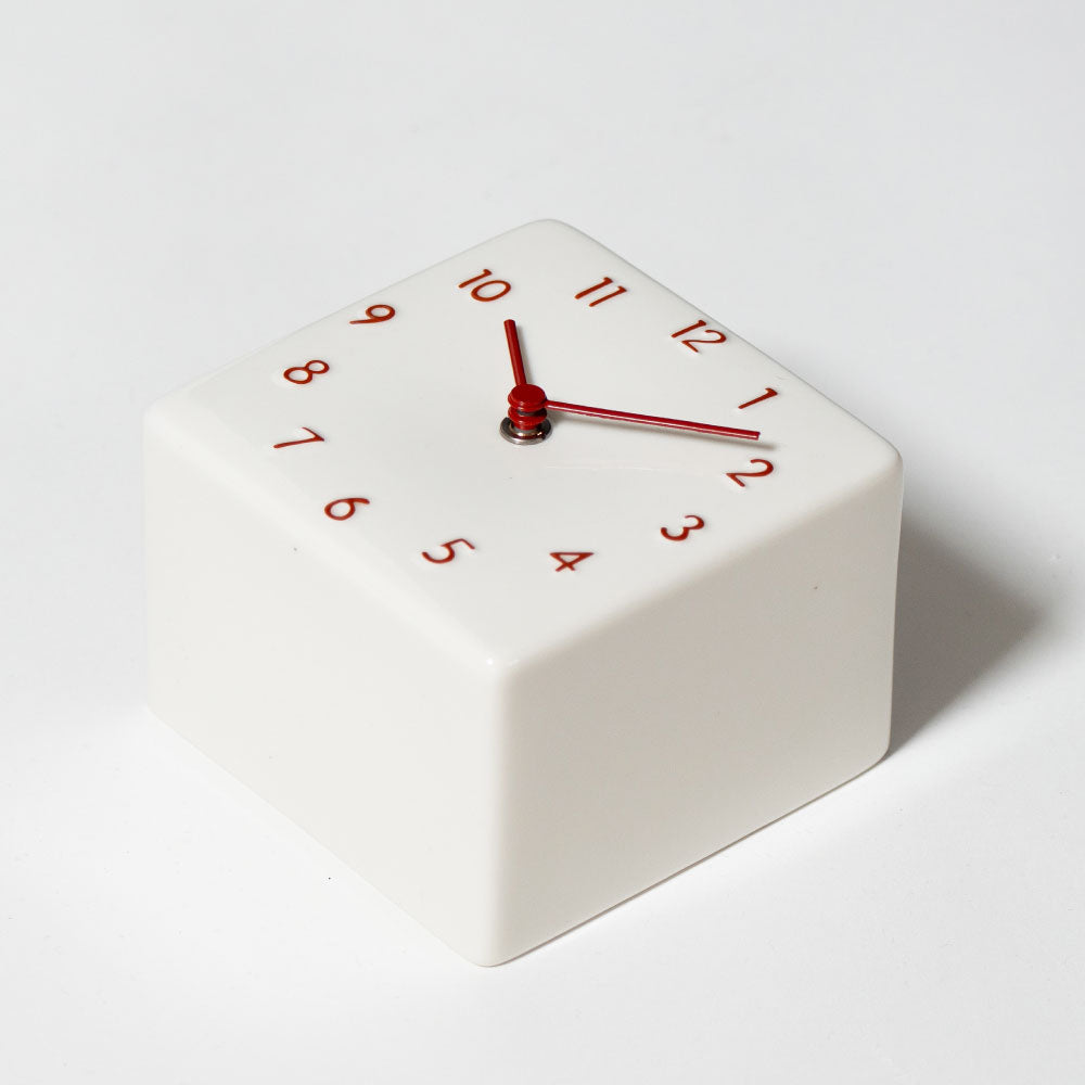 CHAMBRE 陶器の置き時計 CH-079RD シャンブル 時計 置き時計 インテリア時計