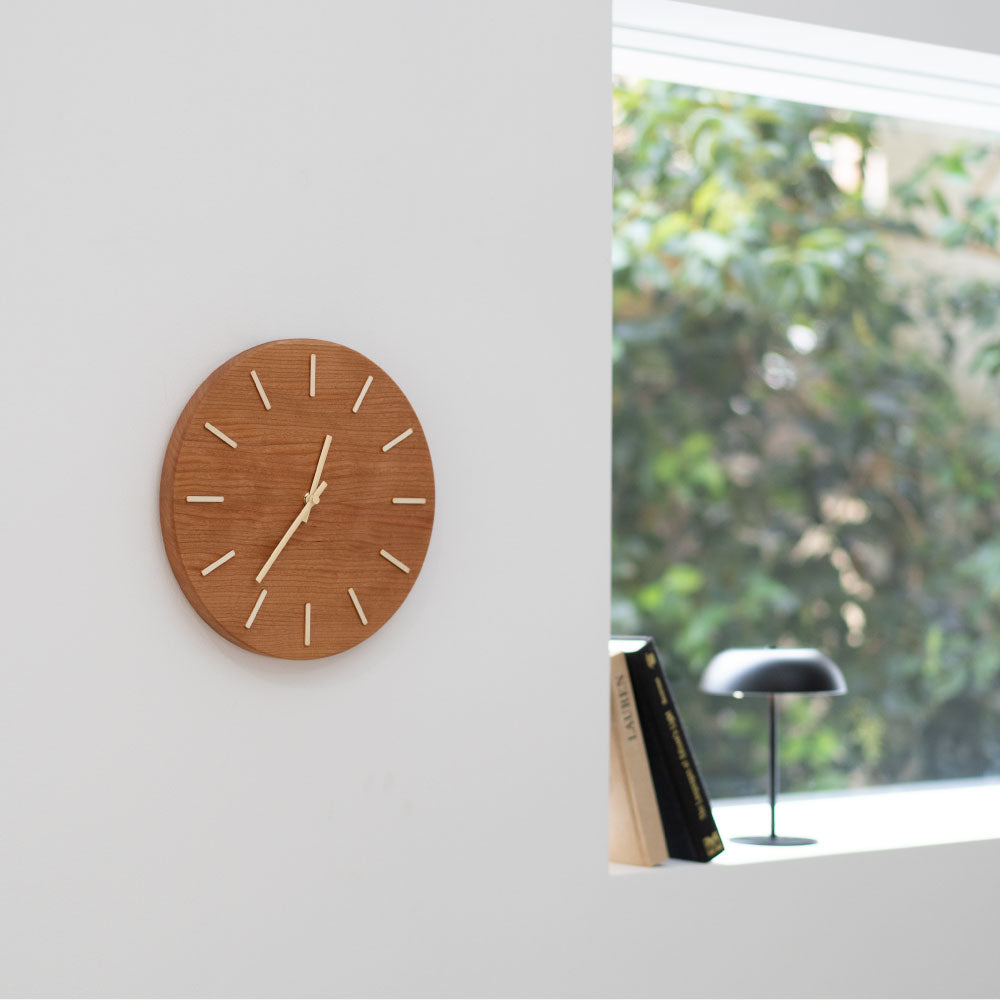 CHAMBRE CH-080CH 北の大地の木の時計 シャンブル 時計 壁掛け時計 置き時計 インテリア時計