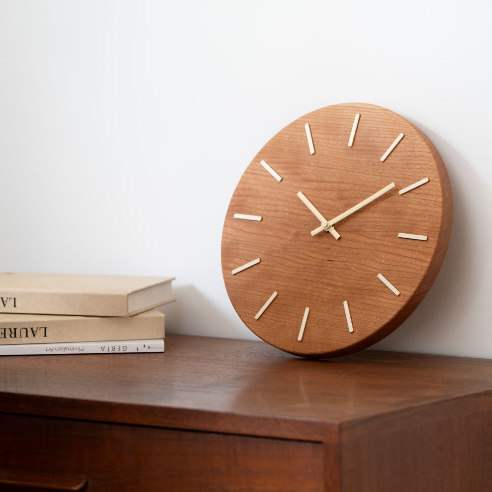 CHAMBRE CH-080CH 北の大地の木の時計 シャンブル 時計 壁掛け時計 置き時計 インテリア時計