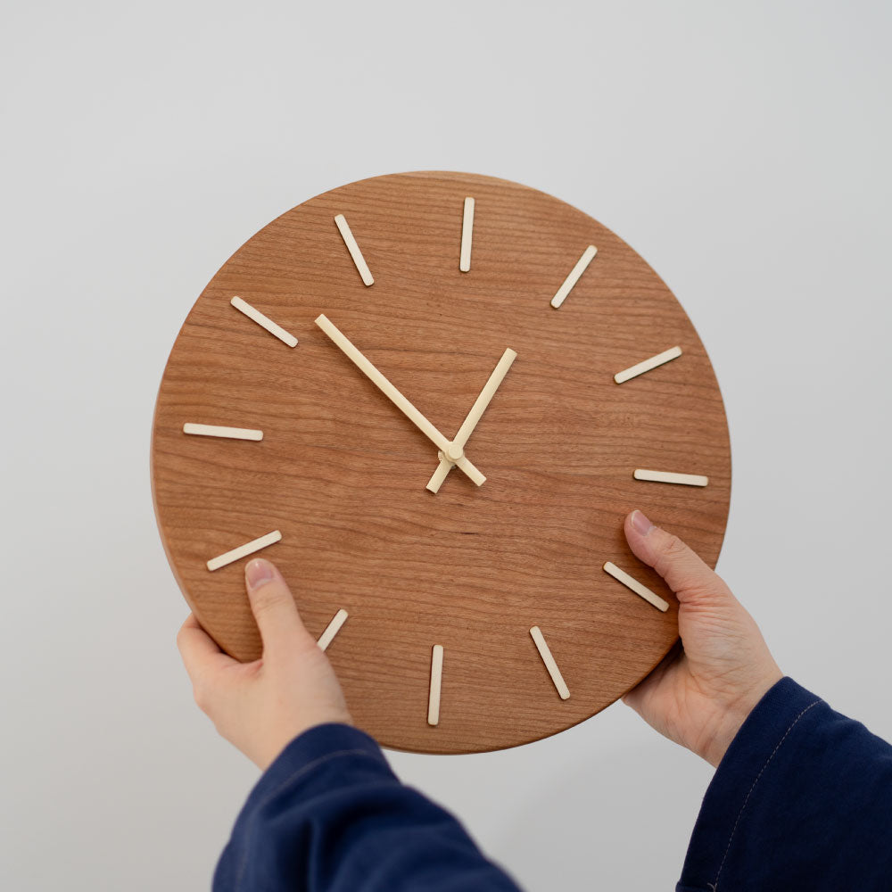 CHAMBRE CH-080CH 北の大地の木の時計 シャンブル 時計 壁掛け時計 置き時計 インテリア時計