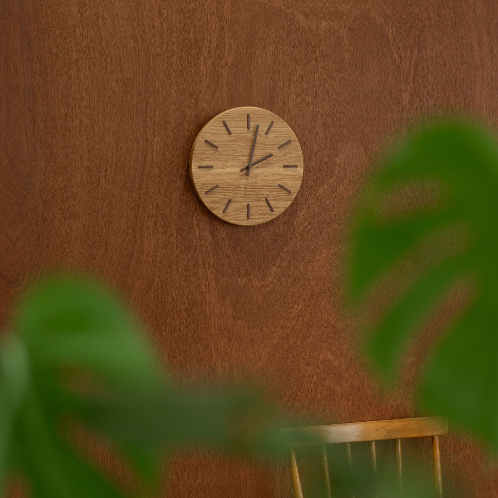 CHAMBRE CH-080OA 北の大地の木の時計 シャンブル 時計 壁掛け時計 置き時計 インテリア時計