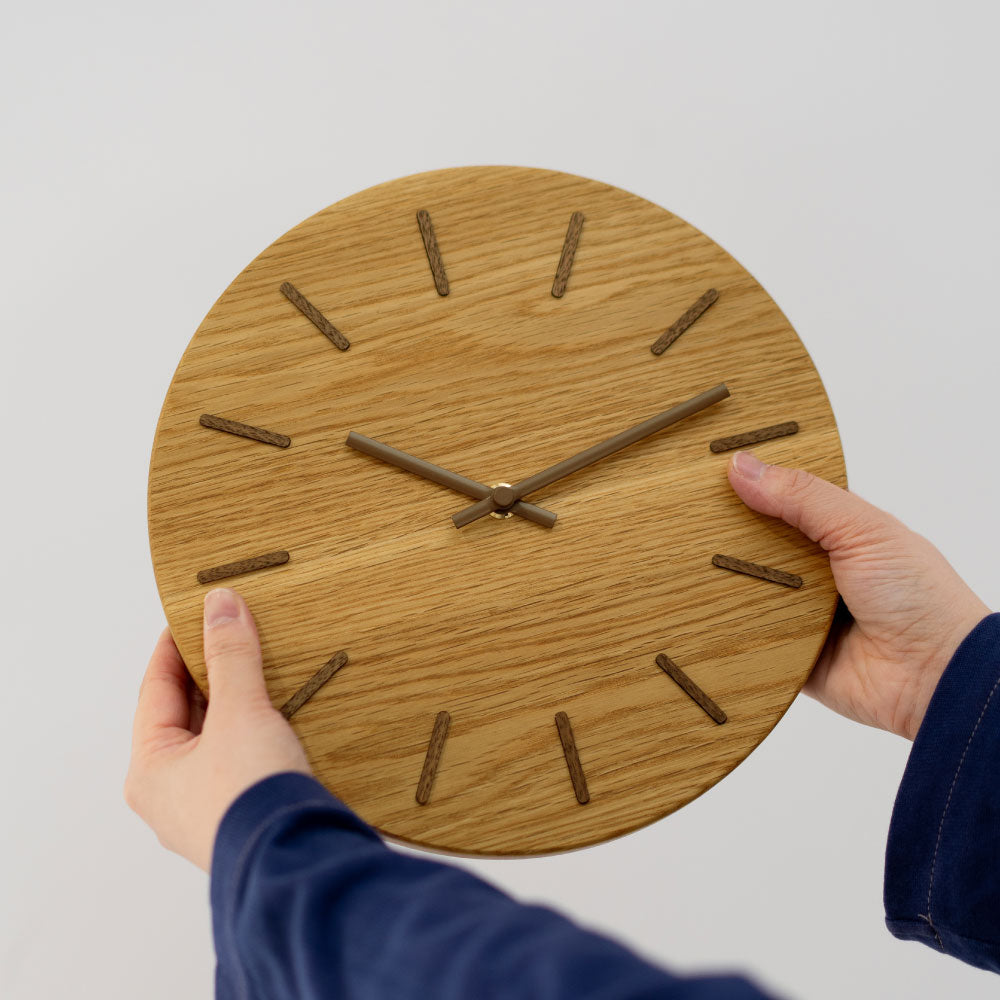 CHAMBRE CH-080OA 北の大地の木の時計 シャンブル 時計 壁掛け時計 置き時計 インテリア時計