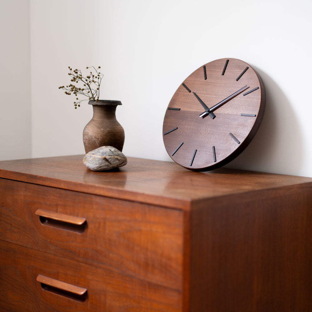 CHAMBRE CH-080WN 北の大地の木の時計 シャンブル 時計 壁掛け時計 置き時計 インテリア時計