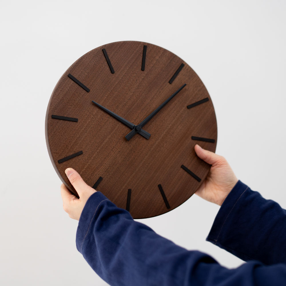 CHAMBRE CH-080WN 北の大地の木の時計 シャンブル 時計 壁掛け時計 置き時計 インテリア時計