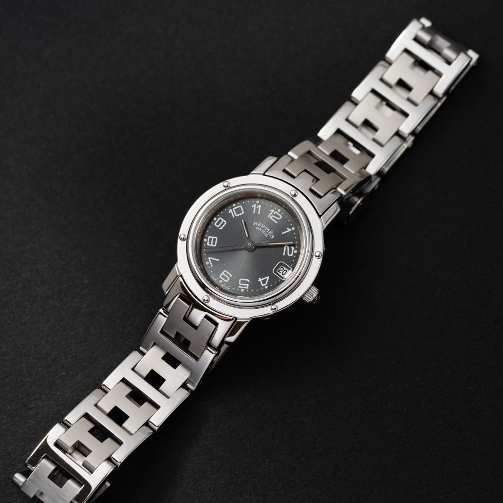 HERMES エルメス クリッパー CL4.210 No.6182 クオーツ 2000年代製 ヴィンテージウォッチ