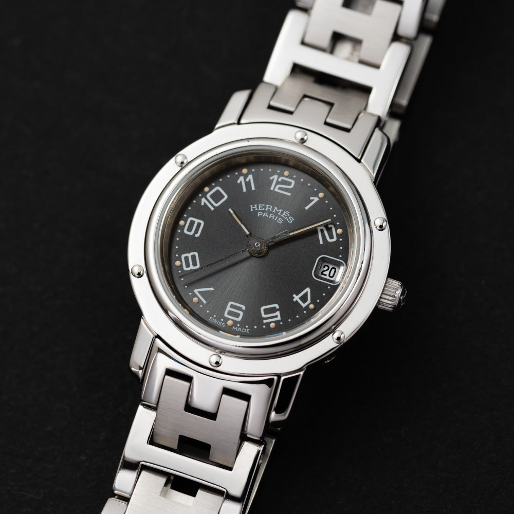 HERMES エルメス クリッパー CL4.210 No.6182 クオーツ 2000年代製 ヴィンテージウォッチ