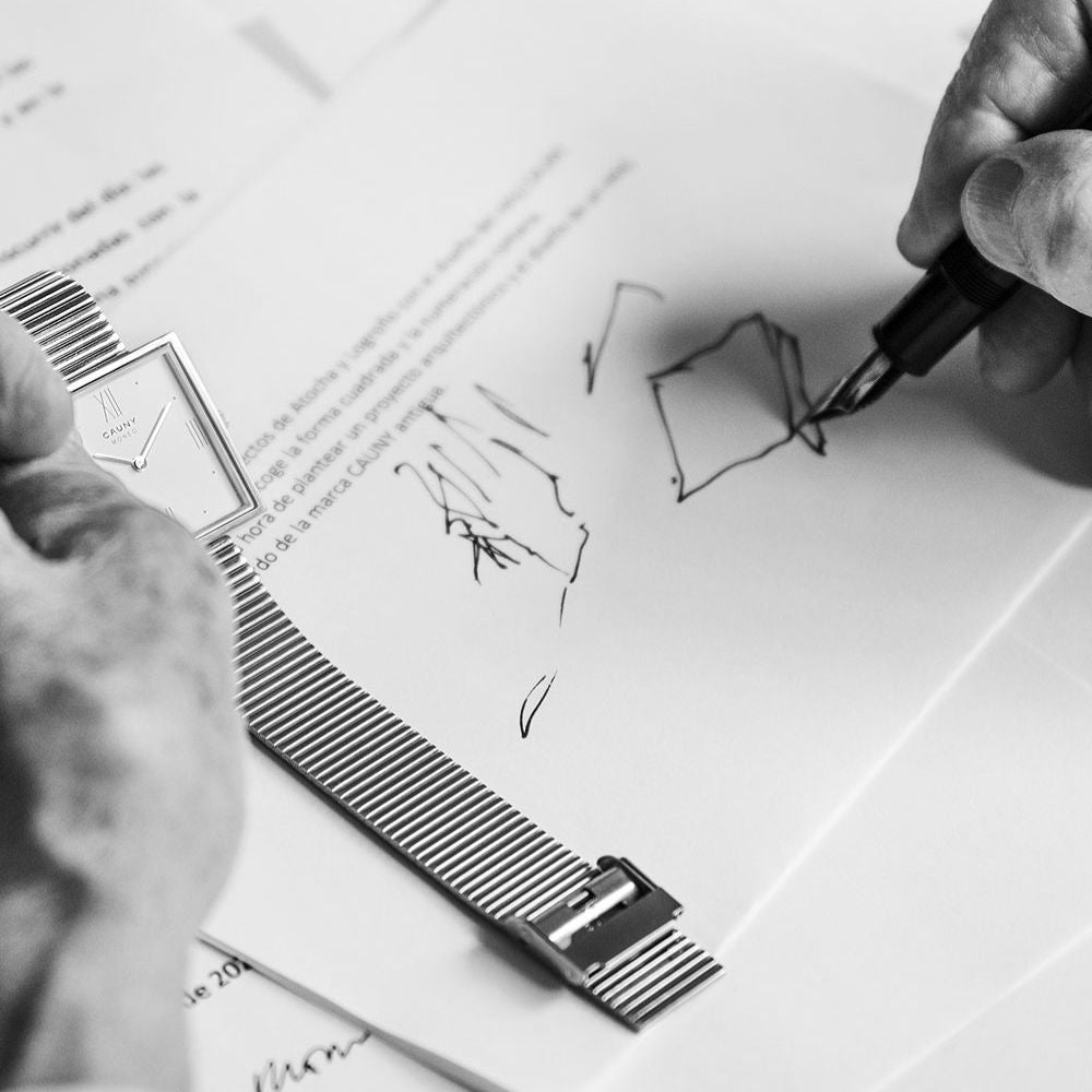 CAUNY カウニー 腕時計 CAUNY Rafael Moneo CMN001S ラファエル・モネオ 建築家 コラボ メンズ レディース プラド美術館 建築 腕時計