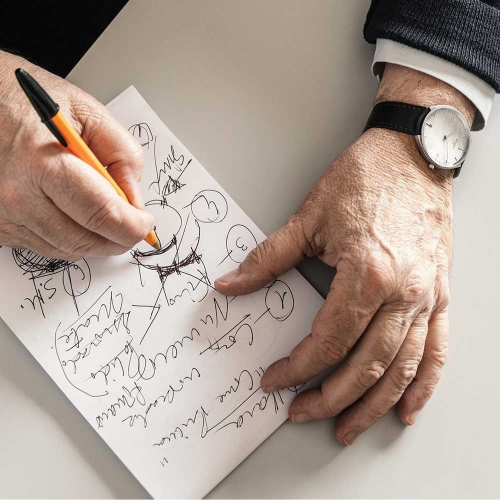 CAUNY カウニー 腕時計 CAUNY Souto Moura CSM002 ソウト・モウラ 建築家 コラボ メンズ レディース Large 建築 腕時計