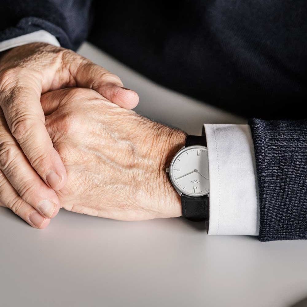 CAUNY カウニー 腕時計 CAUNY Souto Moura CSM002 ソウト・モウラ 建築家 コラボ メンズ レディース Large 建築 腕時計