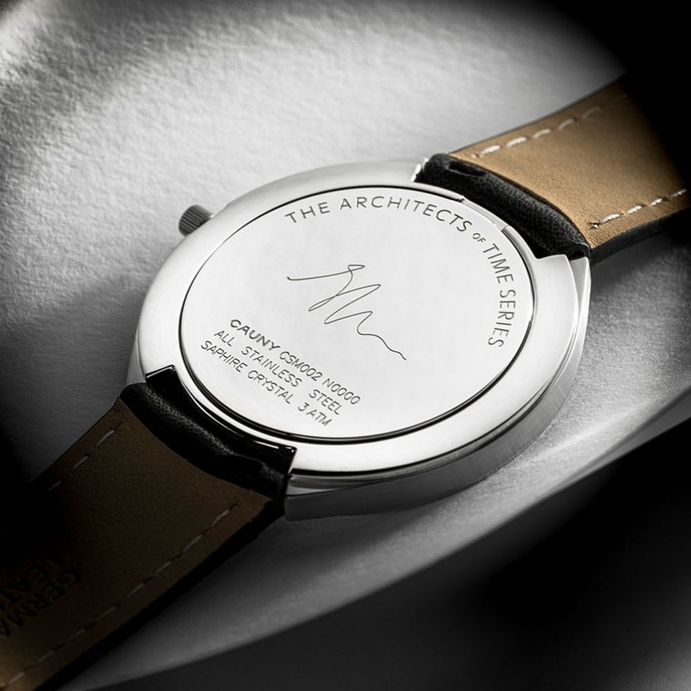 CAUNY カウニー 腕時計 CAUNY Souto Moura CSM002 ソウト・モウラ 建築家 コラボ メンズ レディース Large 建築 腕時計