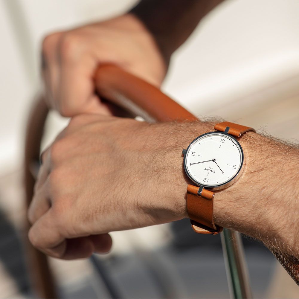 CAUNY カウニー 腕時計 メンズ CAUNY Alvaro Siza CSZ004 アルヴァロ・シザ 建築家 コラボ メンズ Large 建築 腕時計