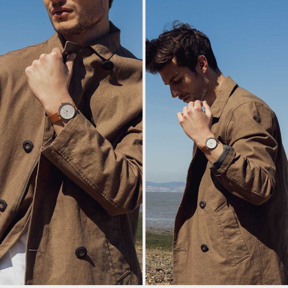 CAUNY カウニー 腕時計 メンズ CAUNY Alvaro Siza CSZ004 アルヴァロ・シザ 建築家 コラボ メンズ Large 建築 腕時計