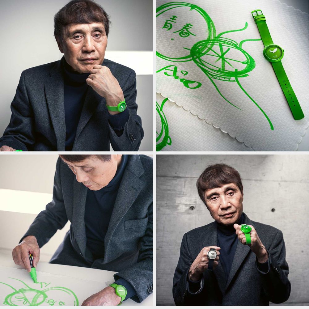 CAUNY カウニー 腕時計 レディース CAUNY Tadao Ando CTA001 青りんご 建築家 安藤忠雄 コラボ レディース りんご 腕時計 Small 建築 腕時計 Cauny Ando